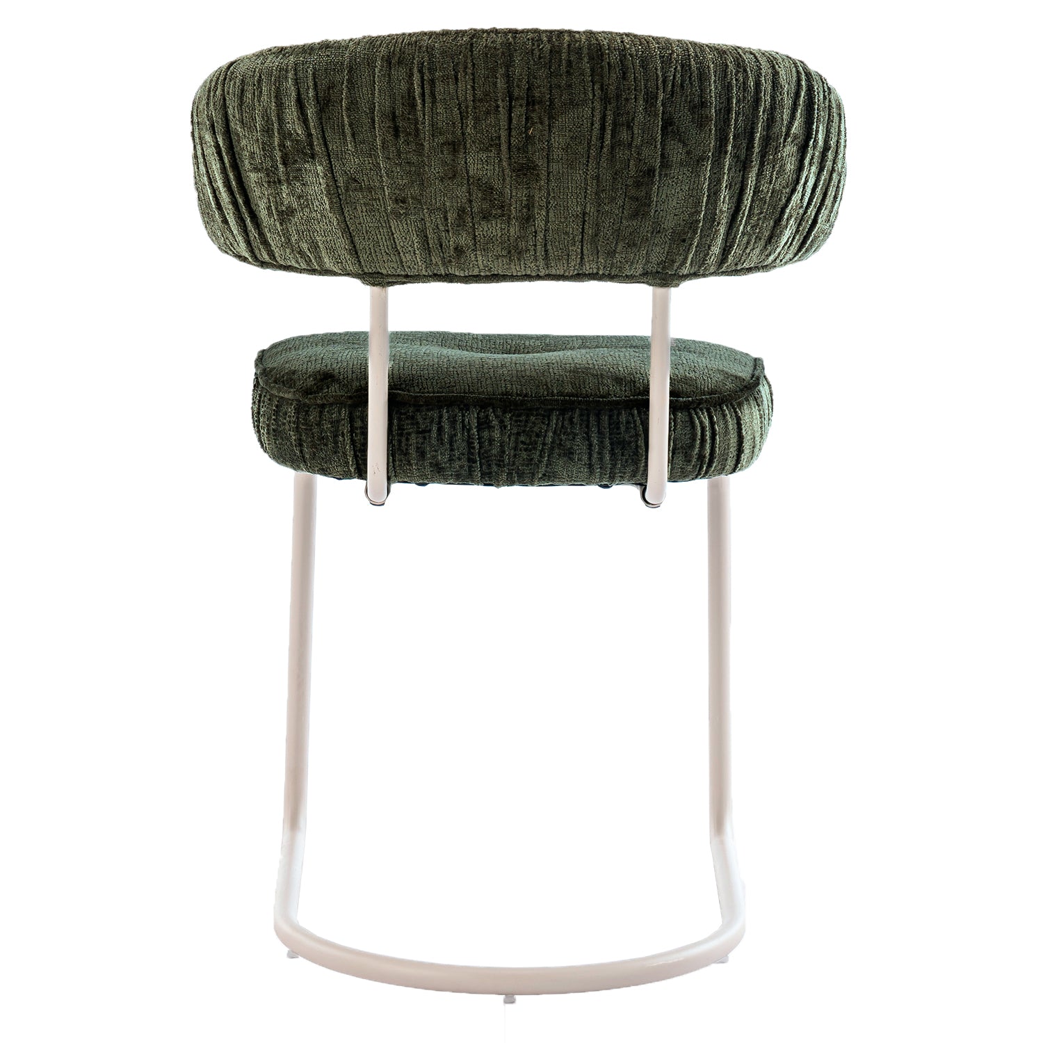 Chaise de salle à manger contemporaine en tissu avec accoudoirs et dossier ergonomique moelleux pour salle à manger
