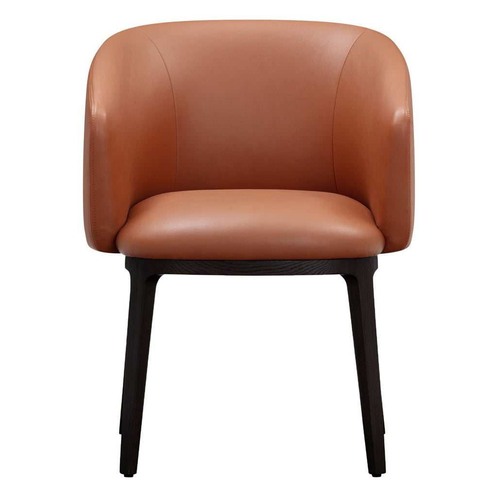 Chaise de salle à manger moderne en acier rembourré avec coque galet sculptée