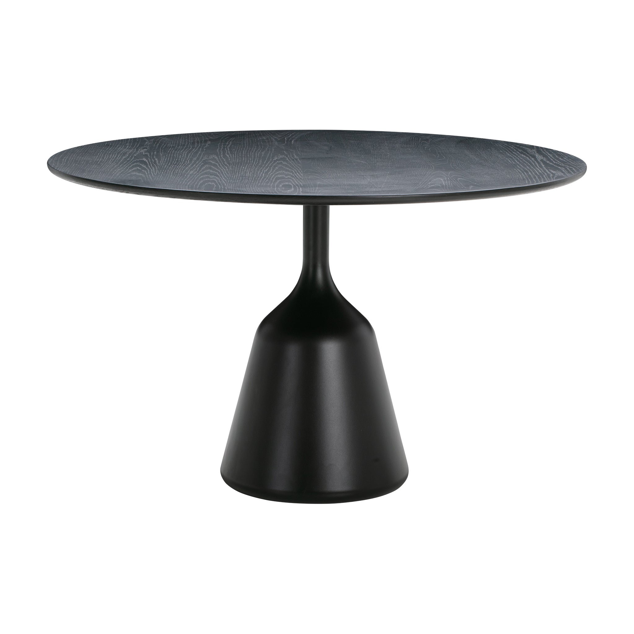 Table à manger ronde scandinave en stratifié avec surface anti-traces de doigts pour salle à manger