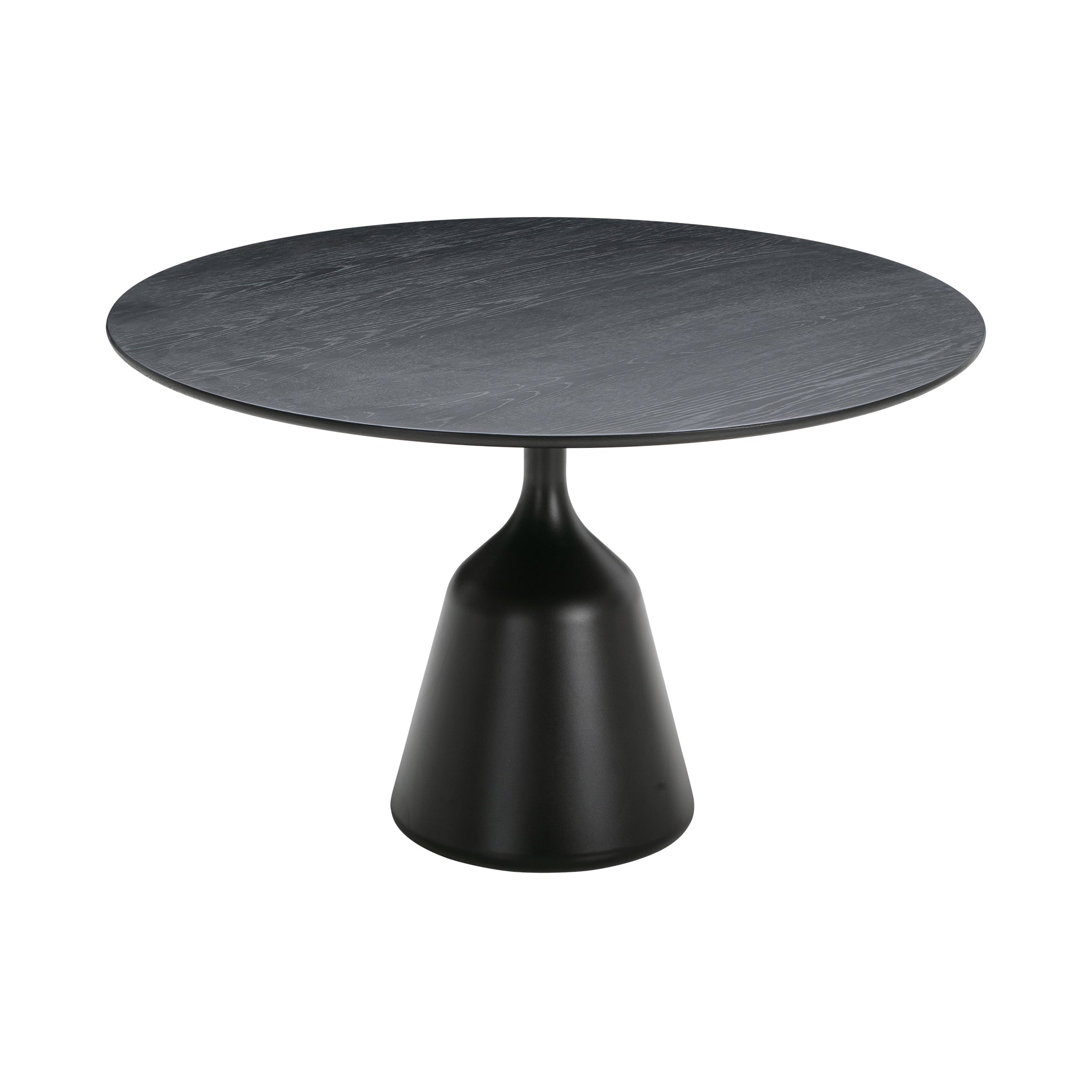 Table à manger ronde scandinave en stratifié avec surface anti-traces de doigts pour salle à manger