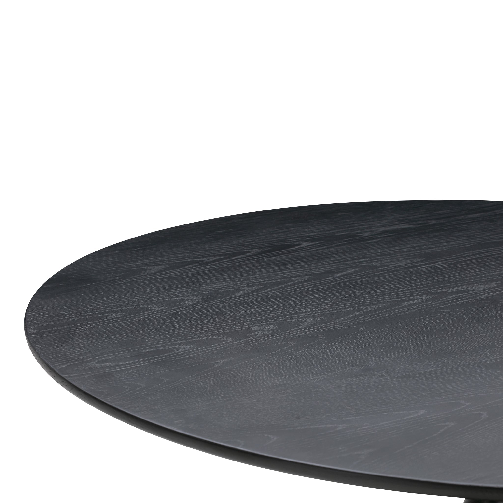 Table à manger ronde scandinave en stratifié avec surface anti-traces de doigts pour salle à manger