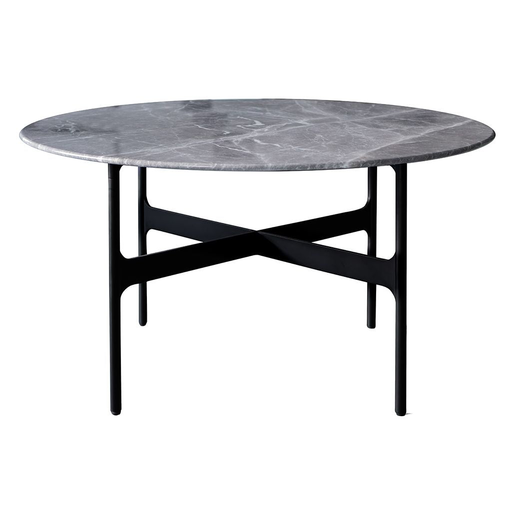 Table de salle à manger rectangulaire minimaliste en marbre avec design sans bords adoucis